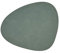 Lind DNA Tischset Curve L Recyceltes Leder Hippo Pastell Grün, Maße: 37cm x 44cm, 981130