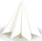 Servietten Weiss Premium Airlaid STOFFÄHNLICH | 50 Stück | 40 x 40cm | Einfarbige Servietten | hochwertige Serviette für Hochzeit, Geburtstag, Party, Taufe, Kommunion | made in Germany