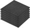 vidaXL 6x Carreau de Protection Anti-chute Caoutchouc Noir Carreau Revêtement