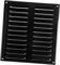 260x280mm / 10x11 inch Black Metal Air Vent Grille Cover with Insect Mesh - Ventilation Cover