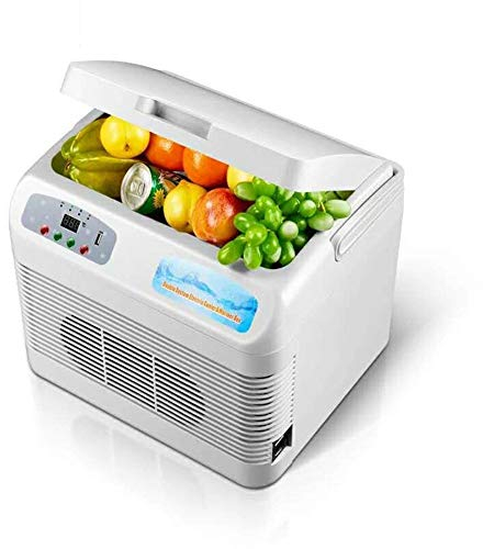 YADLCR Auto Kühlschrank 12L Elektrische Kühlbox 12V /24V/ 220V,Wärme und Kühlendes, Für Autos,Reise,Camping,Picknick
