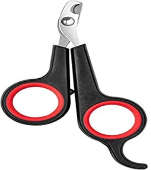 Juliyeh Pet Nail Clipper,Professional Claw Trimmer,Kitten Nail Clipper for Cat, Small Breed Dog, Rabbit and Small Animal(Stainless Steel), Black