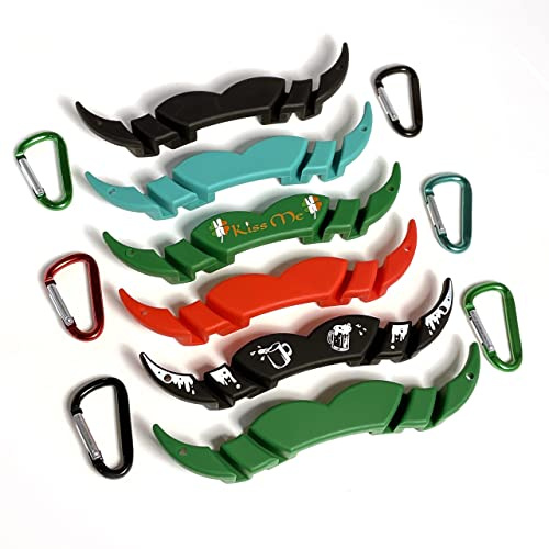 The MoGuard - Mustache Guard Drink Attachment (Variety 6 Pack)