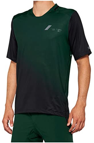 100% Unisex x x, Waldgrün/Schwarz, L
