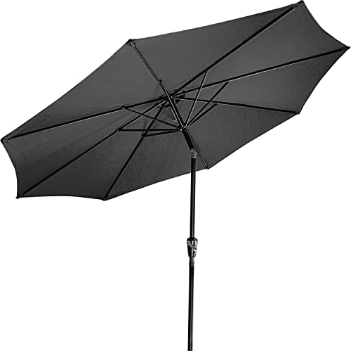 STILISTA Parasol de marché avec couverture Diamètre 300 cm en différentes couleurs, anthracite