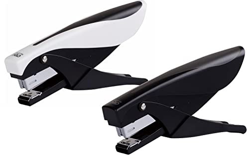 DELI 2 Stück Heftklammern Klammern Tackerklammern ''Comfort'' 30 Seiten 24/6 & 26/6 zufällige Farbe