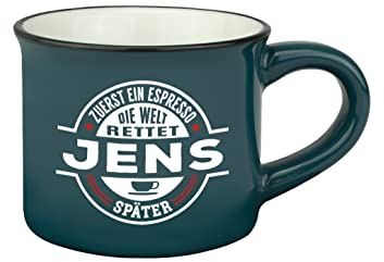 History & Heraldry GmbH Persönliche Espresso Tasse - Jens | Steinzeug | 50ml