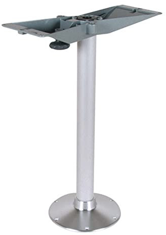 Reimo Alu-Tischsäule mit Fuß Tischhalter Tischbein Tischgestell Tischfuß für Wohnmobil