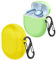 [Confezione da 2] easyBee Cover Custodia in Silicone + 2 Moschettone Portachiavi, Compatibile con Xiaomi Redmi Buds 4 Cuffie Bluetooth, Protezione Completa Antiurto - Giallo e Verde Matcha