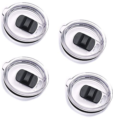 20/30 Oz Tumbler Lids - Fits For Yeti Rambler ,Ozark Trail,Or Old Style Rtic Coffee Tumbler - Magnetic Slider Replacement Lid-Spill Proof Slider (30oz-4pcs)