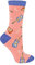 Miss Sparrow Damen Gitarren Socken Neuheit Lustig Musik Gemusterte Bambus Socken | Geschenk für Musiker (37-42, Gitarre (rosa))