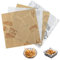 100 Blätter Lebensmittelqualität Wickelpapier Lebensmittelverpackung Wachspapier Butterbrotpapier Antihaft 22 * 22 cm Lebensmittel Geschenkpapier für Weihnachten Picknick GrillSandwich Hamburger