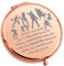 WSNANG Guardians Movie Inspired Gift Make-up Spiegel Heroes of Galaxy Travel Compact Pocket Mirror Heroes Adventures Gift Galaxy Movie Fans Geschenk (G of the G Mirror)