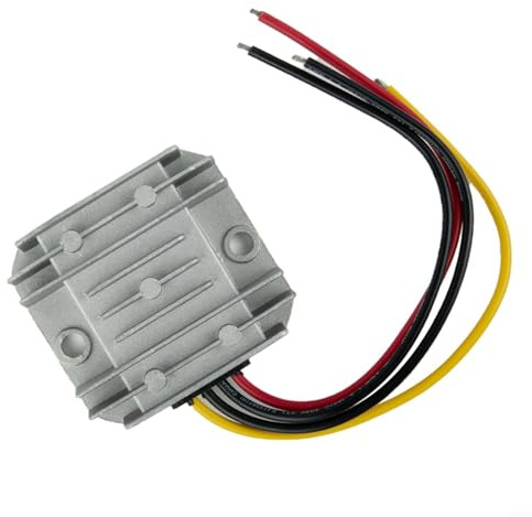 Stromwandler Regler 12V 24V auf 6V DC-DC Step Down Modul 60W 10A,Justierbarer Spannungswandler, IP68 wasserdicht, Überspannungs- und Überstromschutz