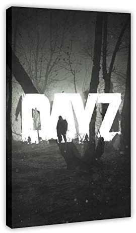 VALCLA Poster und Drucke 60 * 90cm Senza Cornice DayZ Video Game Poster Canvas Wall Art Pictures for Bedroom Wall Art Gifts Decor