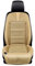 Shkalacar Kühlend Auto Sitzkissen, 12V/24V Vordersitz Gekühlter Sitzbezug mit Ventilatoren, Automatische Abschaltfunktion, Sommer Atmungsaktives Belüftetes Sitzkissen für Auto LKW(Beige)