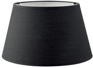 Home Sweet Home Lampenschirm für Tischlampe | Lampenschirm Schwarz | 25/18/14 cm | für E27-Fassung |
