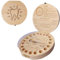 Boîte à Dents de Lait en Bois, Boîte de Rangement pour Dents de Lait, Boîtes à Dents Pour Enfants,Boîte à Dents en Bois pour Dents de Lait,Cadeau de Naissance Bebe