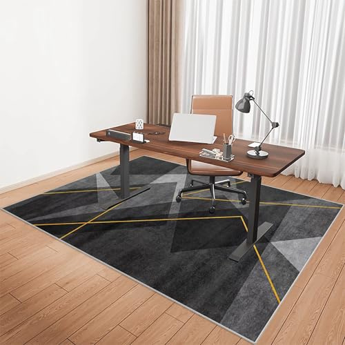 Stuhlmatte Bodenschutzmatte 130 x 160 cm Bürostuhl Stuhlunterlage Gaming Schreibtischstuhl Unterlage Bodenmatte Bürostuhlunterlage Stuhlunterlage Stuhlmatte Computerstuhl Teppich Floor Protection Mat
