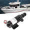 FLEXMAN Pompe de Macérateur Série, 12V 45LPM 12GPM Pompe D’Eaux Usées Auto Amincissante avec Entrée 1-1/2in et Sortie 1in pour Bateau Marin RV Toilette Agricole