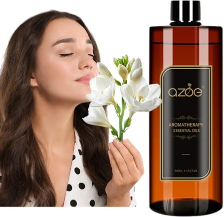 Elitzia ätherische Öle für ätherisches Öl Diffusor Luftbefeuchter Natürliche Aromatherapie Rosenpflanze Extrakte Reines Aroma ätherisches Öl Blumenduft Kerze machen Stress Relief Relax 500ML Home Use