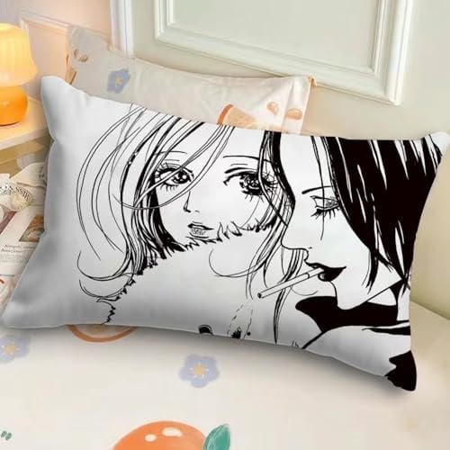 Osaki Nana Anime Kissenbezug 60x40 cm Cartoon Bedruckter Pillow Case Rechteckige Kissenbezug Anime Merch Home Sofa Bett Kissenbezüge