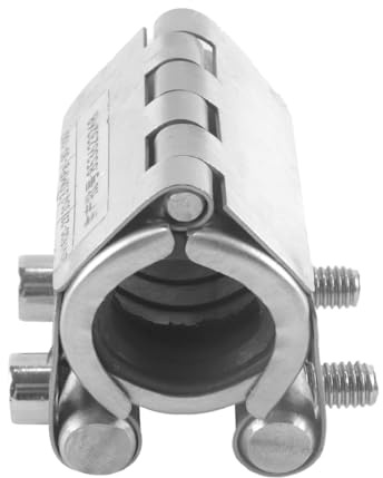 Hoite Morsetto di riparazione perdite in acciaio inossidabile 304 con morsetto singolo DN15 per tubi con diametro esterno di 20-22 mm
