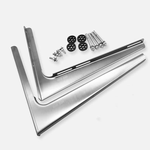 SDGBCXD Support de climatisation， Support de Montage Mural en Acier Inoxydable antirouille, Base Support for climatiseurs extérieurs sans Conduit, Pompes à Chaleur et condenseurs(2P(500 * 430mm))