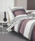 Janine Mako Satin Bettwäsche Kissenhülle 40 cm x 80 cm braun anthrazit feindfädige und dichtgewebter Kissenbezug