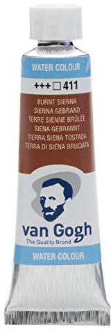Van Gogh Peinture aquarelle, tube 10ml, Terre de Sienne brûlée 411
