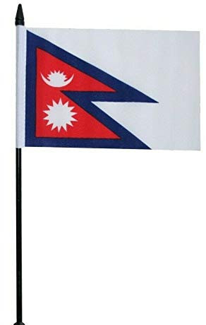 FlagSuperstore - Bandiera Nepal, misura piccola, 15,2 x 10,2 cm