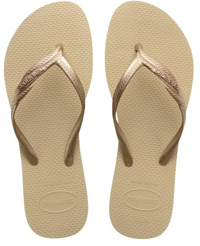Havaianas - Fantasia, Infradito Da Donna Comode, Resistenti Ed Eleganti, Cinturini Metallici Con Incrocio Laterale, Per Donna, 35/36