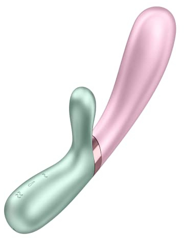 Satisfyer Hot Lover Connect App Rabbit Vibrator | Bluetooth & App Sex-Spielzeug | Wasserdicht (IPX7) | Wiederaufladbarer Stimulator für die Frau | Hautfreundliches Silikon | Damen Sexspielzeug