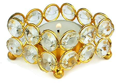 Aport Presents Teelicht-Kerzenhalter Mit 2-Pc-Teeleichte Kerze Für Diwali Dekoration & Home Decoration #Aport-502