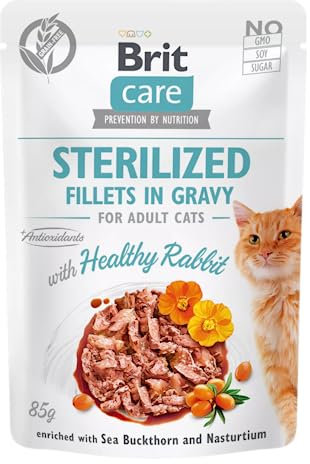 VAFO Praha s.r.o. Brit Care COT SASZ.85G FG Sterilisiert Kaninchen Nassfutter / 24