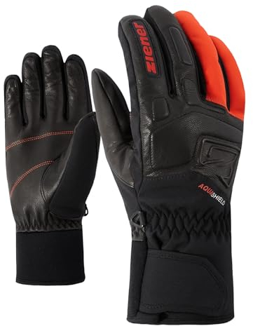 Ziener Herren GLYXUS Ski-Handschuhe/Wintersport | wasserdicht atmungsaktiv, new red, 10