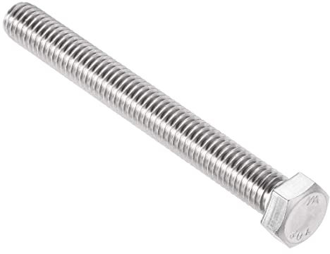 XYWHPGV Boulon à vis hexagonale 7/16-14 x 4 Acier inoxydable 5.8 de qualité 304 Boulons à vis à tête hexagonale entièrement filetés(4bdd9 f45bd bb678 5200b 0cf23 16296
