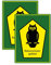 SL group - 2 Schilder Naturschutzgebiet in 20 x 30 cm aus extra stabiler PVC Kunststoff-Platte - Naturschutz Hinweisschild Kennzeichnung - Naturschutzschild mit Eule wetterfest mit UV-Schutz