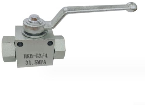 SPORTARC Kugelhähne Hydraulischer 2-Wege-Hochdruck-Kugelhahn 1/4 Zoll bis 3/4 Zoll für BSP 500 Bar MWP mit Löchern (G3/4)