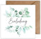 10er Set Einladungskarte Hochzeit mit Umschlag - EInladung für Geburtstag Hochzeit Feier - Klappkarte Konformation Kommunion (125 x 125 mm)