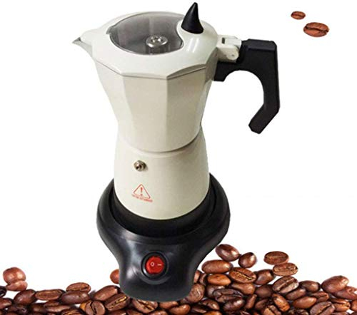 NOALED Máquina De Café con Filtro Cafetera Eléctrica Portátil Cafetera Espresso Mocha De Acero Inoxidable Olla para Herramientas De Cocina Caseras 100 500 Ml Fácil De Observar