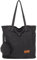 JANSBEN Cord Tasche Damen Shopper große-mit Münzbörsen Handtasche Schultertasche mit Reißverschluss Stoff Shopping Tote Bag für Alltag und Schule Einkaufens Schwarz