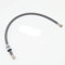 Tubo Flessibile per Rubinetto Estraibile F1/2 M15*1 - 50/60/150cm in Nylon per Cucina - Nero/Grigio - Idraulico Rotante - 50cm