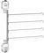Portasalviette Senza Foratura, Montaggio A Parete Portasciugamani, Porta Asciugamani Bagno, Con 4 Braccia Girevoli Porta Salviette, Per Bagno, Cucina, Balcone (4 layer)