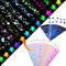 960 Stück Stern Papier, Sterne Papierstreifen, im Dunkeln Leuchtende Origami Papier Sterne, Papierstreifen Zum Basteln, Origami Kinder, Star Paper Strips für Basteln, DIY Handwerk, Dekoration