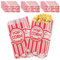 Popcorn Bags 30 Pcs Popcorn Paper Bag Movie Night Pop Corn Box Sleeves Disposable Candy Snacks Container for Party Supplies Carnival Wedding Popcorns Machine Accessories 18 * 9 * 6cm