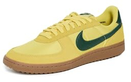 Nike Men's Field General Sneakers, Chrome Yellow/Fir/Gum Med Brn, 9.5 UK