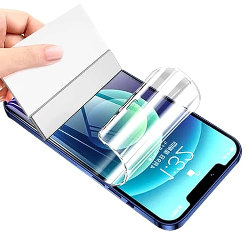Lyepetik [2 Stück Schutzfolie für iPhone 12 mini, Anti-Kratzen, Selbstheilend, HD Klar Blasenfreie Weich Displayschutz, Fingerabdruck-ID Unterstützen