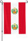 Flagge von Peru, doppelseitig, langlebig, 71,1 x 101,6 cm, für saisonale Dekorationen
