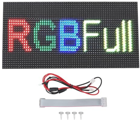 Pantalla LED P10 Señalización Digital a Todo Color 320x160 mm para Cafés Salones y Escaparates con Modos de Visualización Flexibles